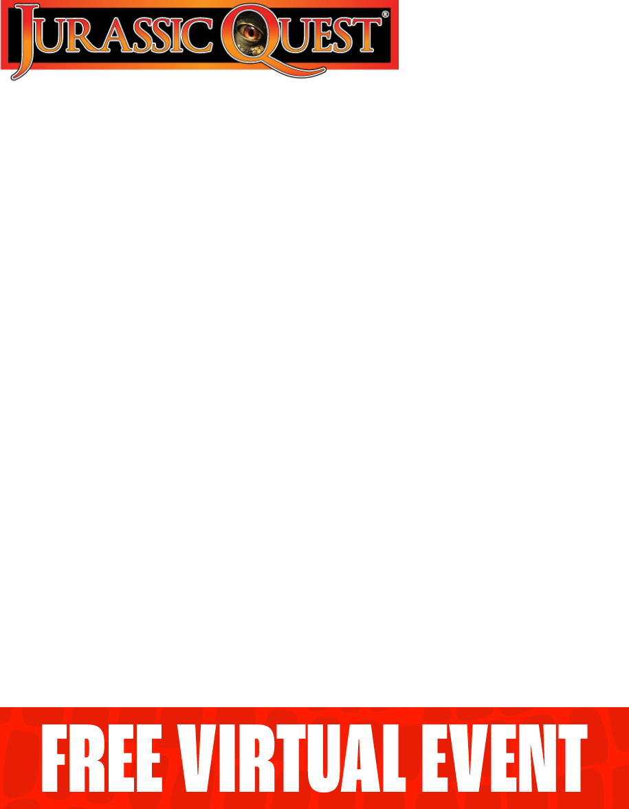Jurassic Quest National Fossil Day - Oct 11